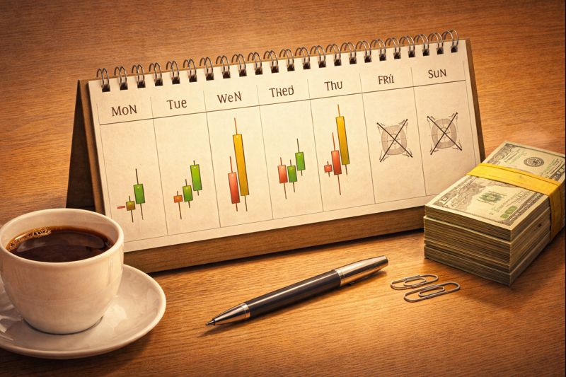 Волатильность по дням недели.